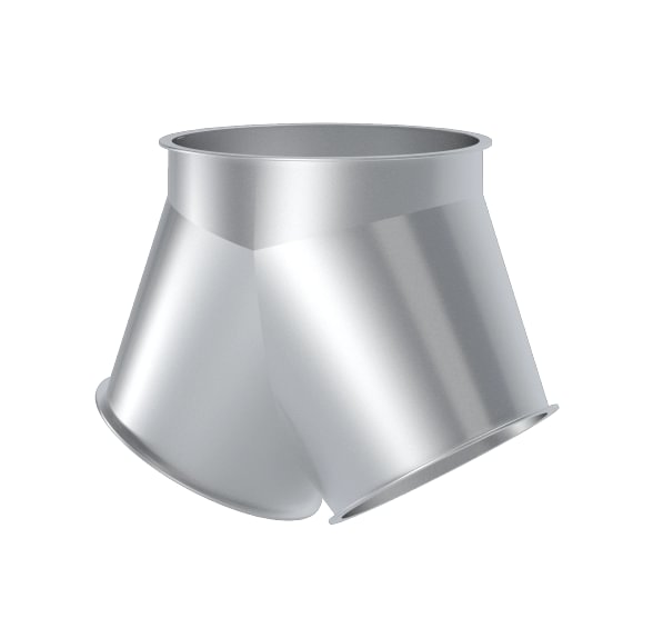 Trišakis simetrinis d630/560/560/3mm, 60°, dažytas