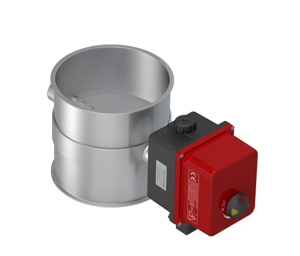 Vožtuvas uždarymo be tarpinės d400/2mm, El. 220V, dažytas