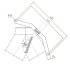 Switch device, 1.4301, blasted  for wire rope or chain hoist operations