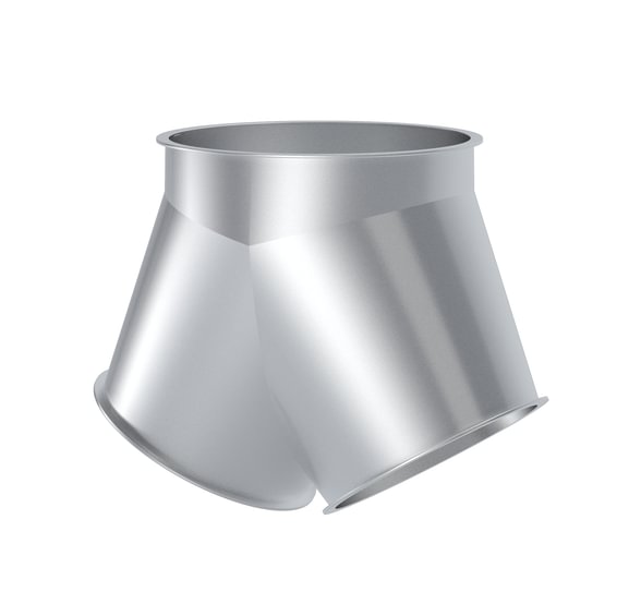 Trišakis simetrinis d630/560/560/3mm, 60°, dažytas
