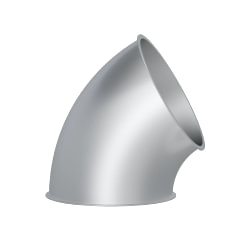 Bend DN 100 x 1,5 mm, 60°, R=1D, 1.4301, blasted