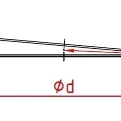 Segment DN 100 x 2 mm, 5°, R=320, 1.0330, powder-coated straight design