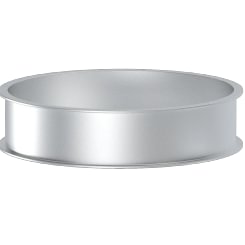 Pipe DN 100 x 2 mm, 50 mm long, 1.4301, blasted