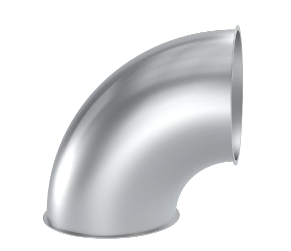 Alkūnė d120mm/1,5mm/90°, R=1D, dažyta