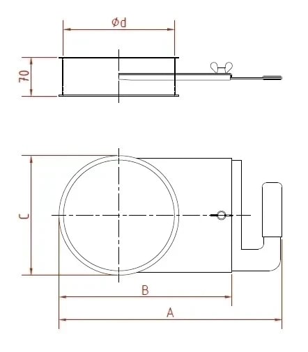 Sklendė rankinė d150/ 2 mm