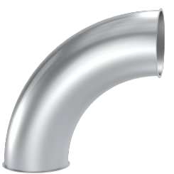 Alkūnė d120mm/2mm/90°, R=2D, dažyta