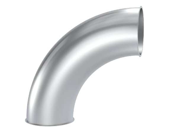 Alkūnė d120mm/1,5mm/90°, R=2D, dažyta