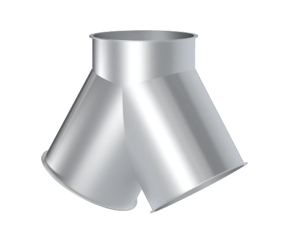 Trišakis simetrinis d150/150/150/1,5mm, 60°, dažytas