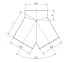 Trišakis simetrinis d100/100/100/2mm, 60°, nerūdijančio plieno