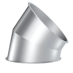 Segment DN 350 x 1,5 mm, 45°, R=1D, 1.0330, powder-coated