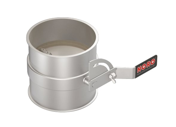 Droselinė sklendė su tarpine d224/2mm, rankinė, nerūdijančio plieno