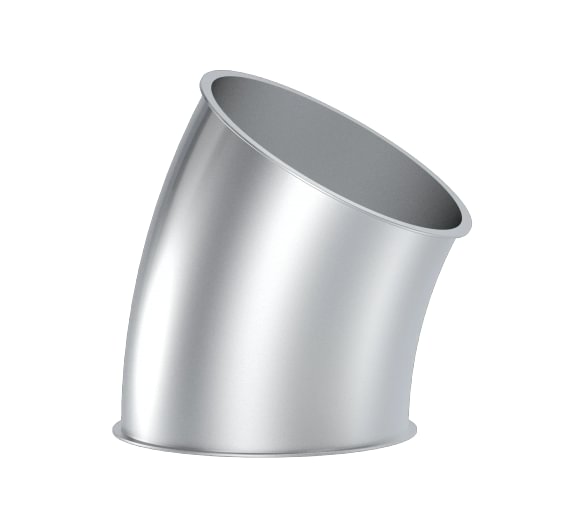 Alkūnė d100mm/1,5mm/30°, R=2D, dažyta