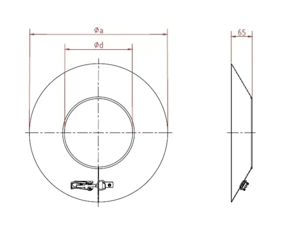 Gaubtas vamzdžiui d120/2mm, dažytas