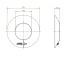 Gaubtas vamzdžiui d120/2mm, dažytas