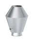 Gaubtas nukreipiamasis d450mm/2mm, 1.0330, dažytas su flanšu