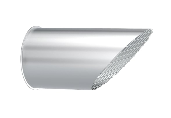 Vamzdžio antgalis su grotelėmis d175/1,5mm, nerūdijančio plieno