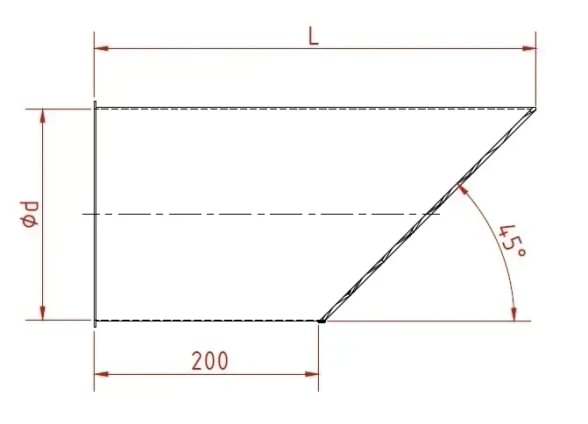 Vamzdžio antgalis su grotelėmis d175/1,5mm, nerūdijančio plieno