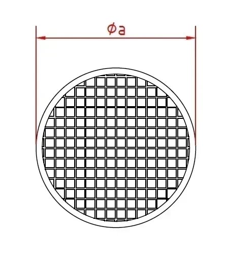 Tinklelis su gumine (NBR) tarpine d175/1mm, nerūdijančio plieno
