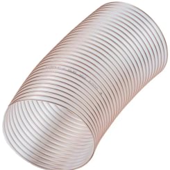 Spiral hose DN 80 x 0,9 mm, 1000 mm long, polyurethane (PUR), transparent