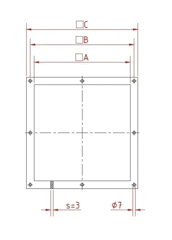 Tarpinė plokščia d120 x 3 mm, silikoninė, mėlyna