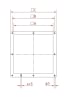 Tarpinė plokščia d120 x 3 mm, silikoninė, mėlyna
