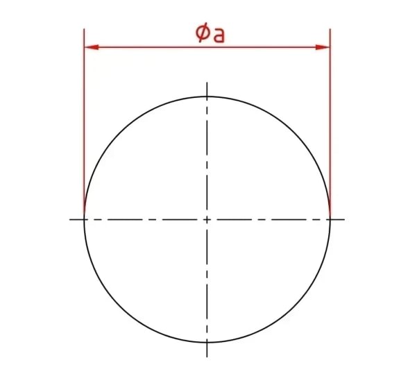 Blanking cover DN 100 x 2 mm, nerūdijančio plieno