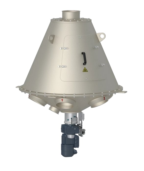 Skirstytuvas rotorinis elektrinis d250, 60°, 14 krypčių, dažytas